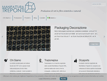 Tablet Screenshot of manifatturatreponti.com
